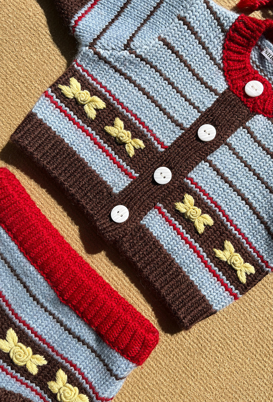 Alva Baby & Kids Cardigan - China Blue/Mix - Image 4