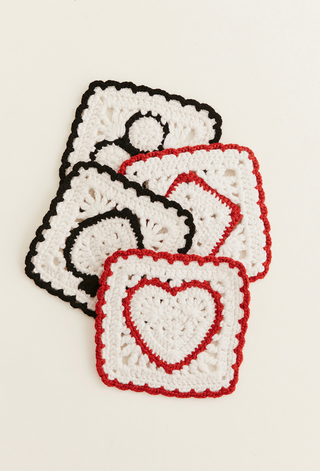 Shrimps x Reformation Aces Regenerative Wool Coasters - Arctic/Multi - Image 4