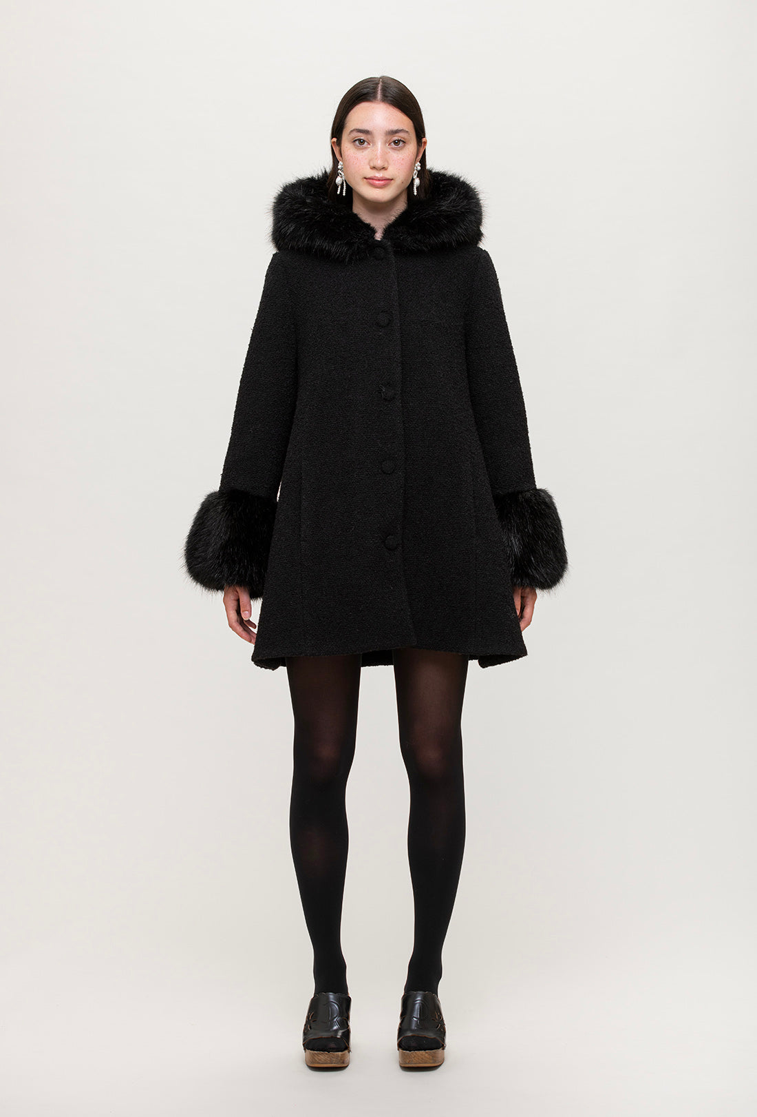 Billie Coat - Black - Image 3