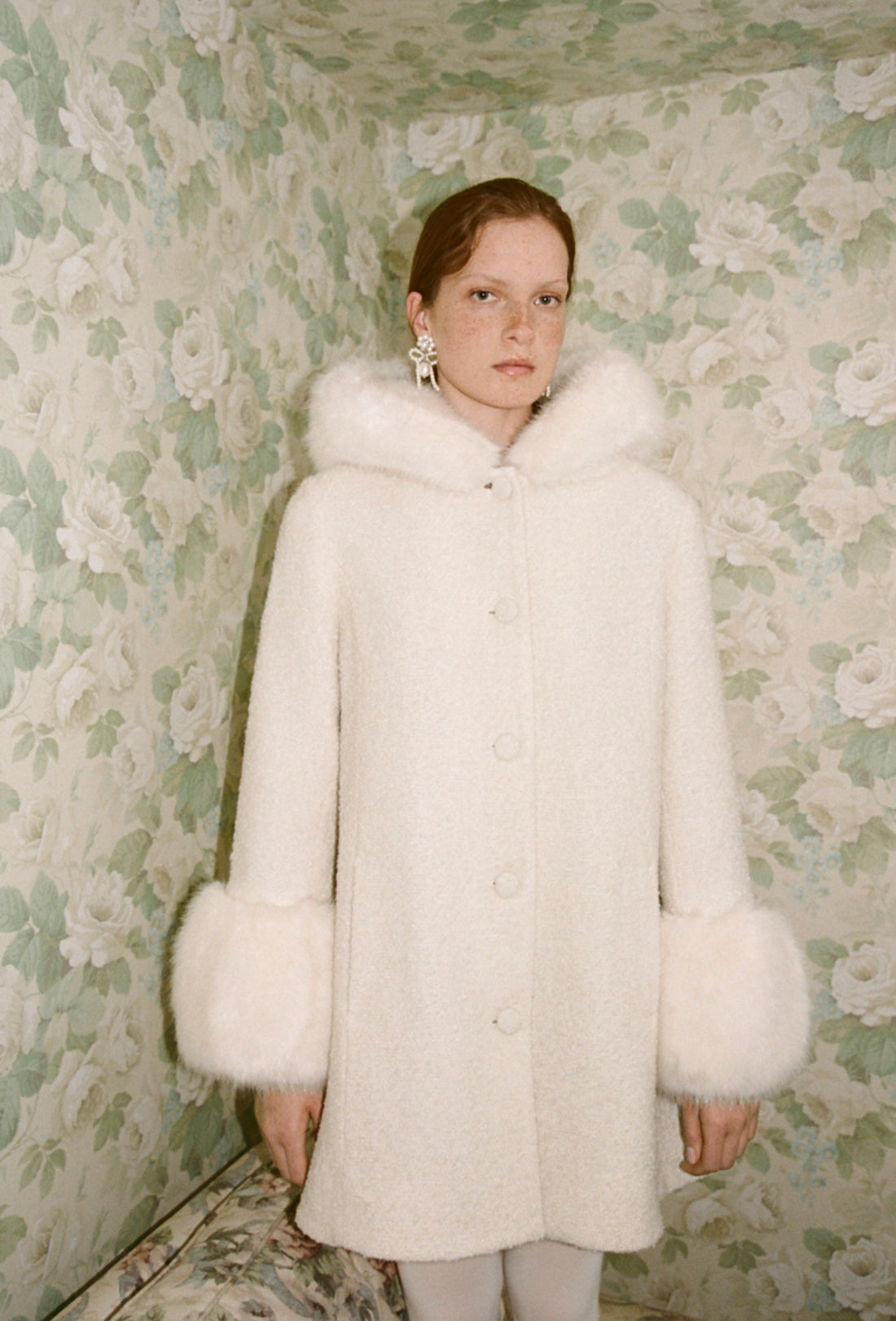 Billie Coat - Cream - Image 2