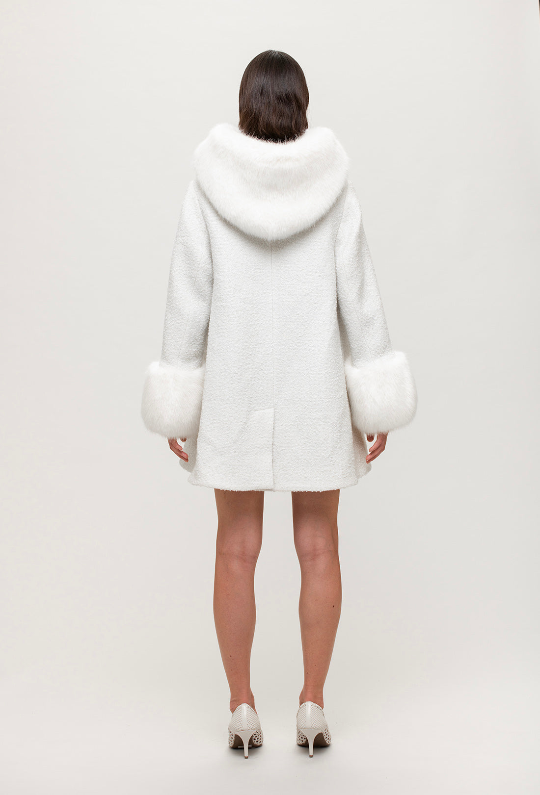 Billie Coat - Cream - Image 5