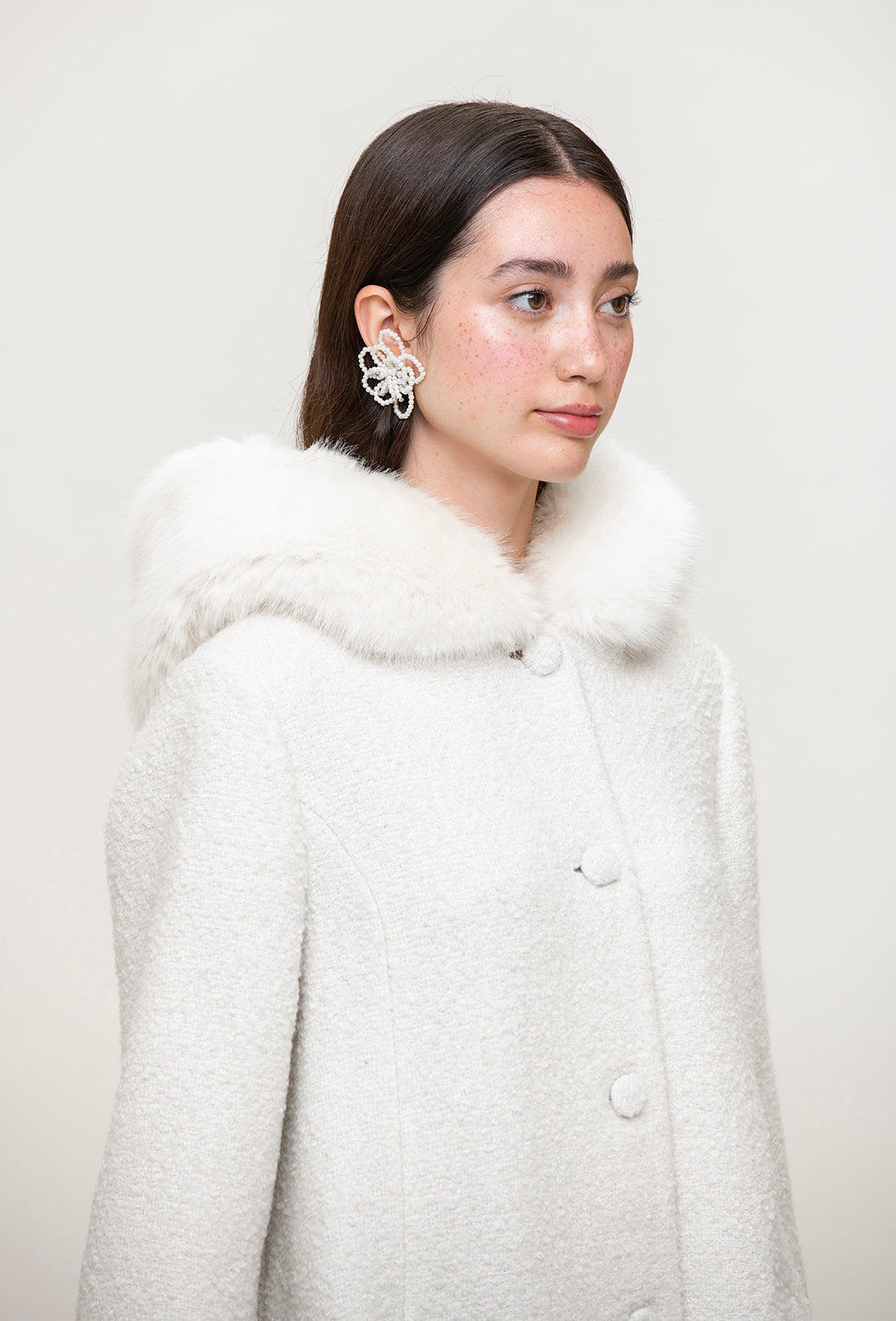 Billie Coat - Cream - Image 4