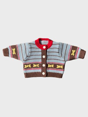 Alva Baby & Kids Cardigan - China Blue/Mix