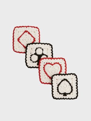 Shrimps x Reformation Aces Regenerative Wool Coasters - Arctic/Multi