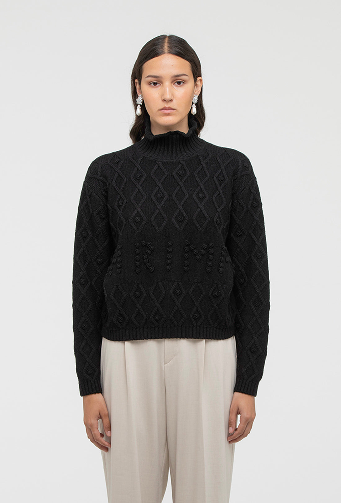 Cornelia 'Shrimps' Jumper - Black - Image 2