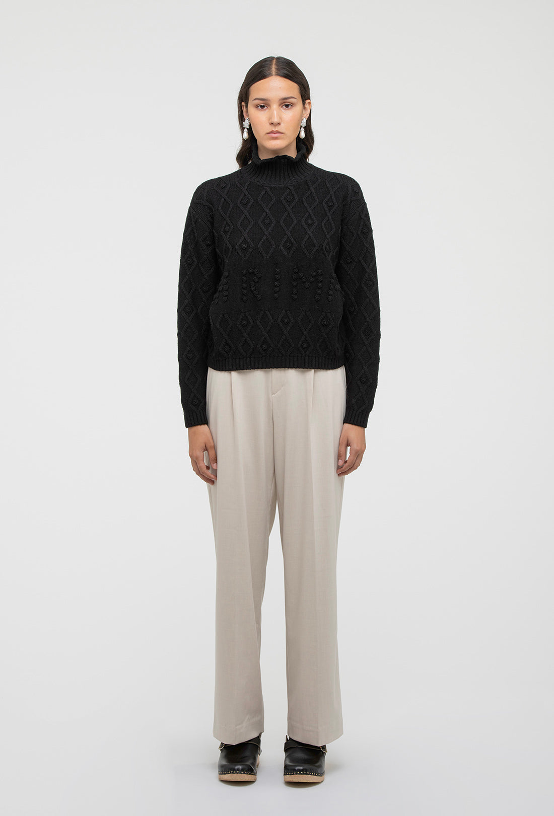 Cornelia 'Shrimps' Jumper - Black - Image 3