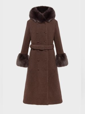 Dallas Coat - Chocolate Brown