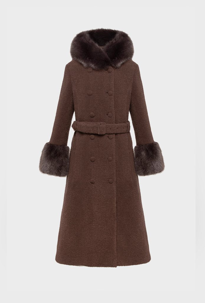 Dallas Coat - Chocolate Brown