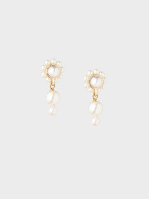 Eldora Earrings - Pearl