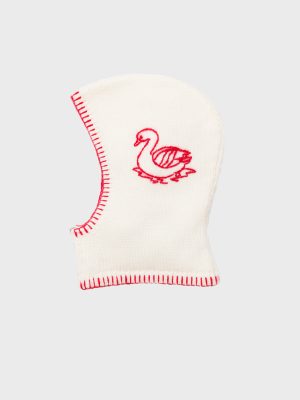 Ford Balaclava - Cream/Rose Red