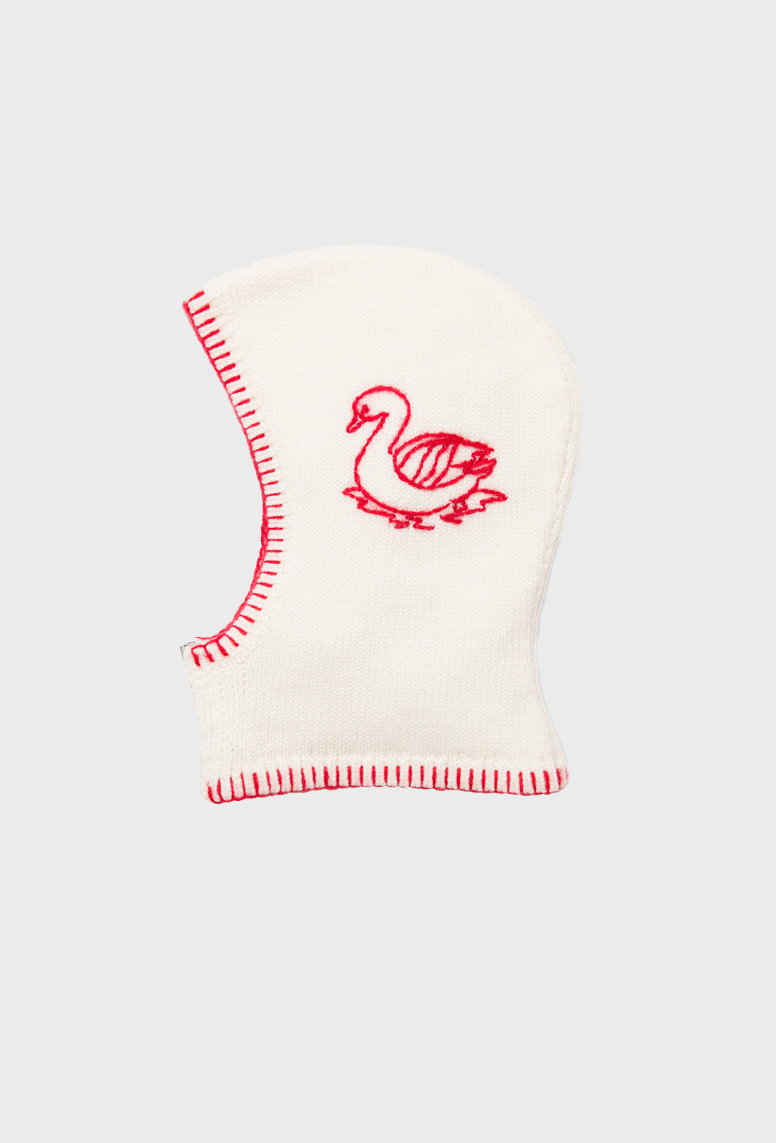Ford Balaclava - Cream/Rose Red