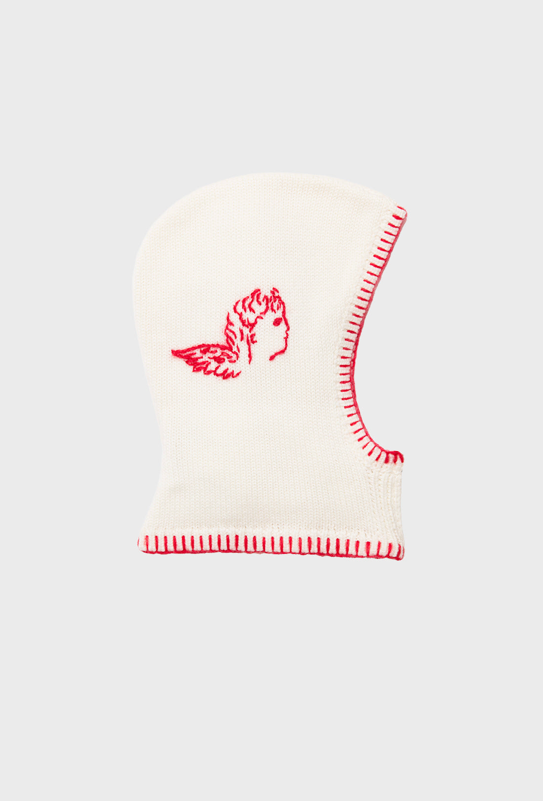 Ford Balaclava - Cream/Rose Red - Image 3