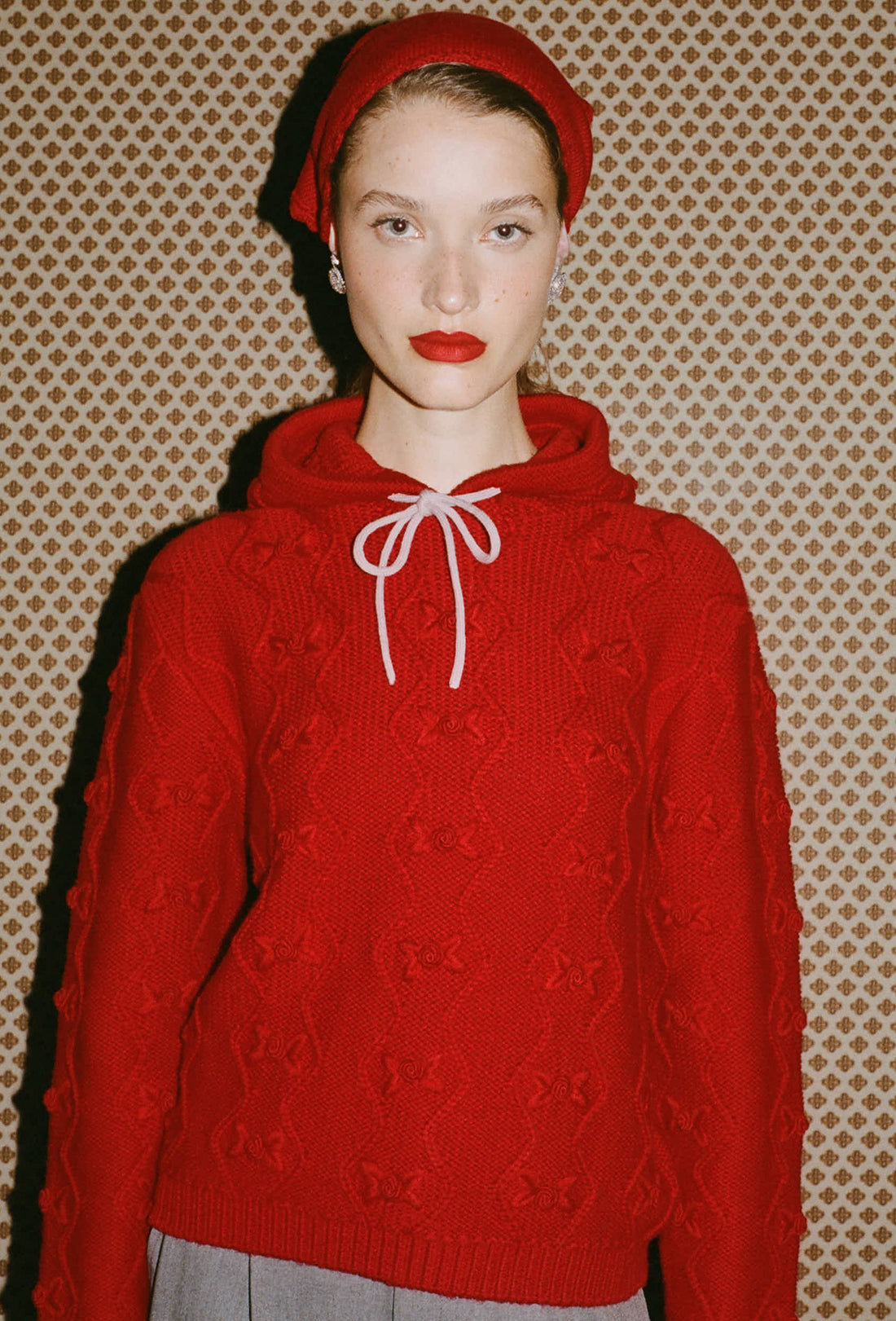 Ezio Scarf - Rose Red - Image 2