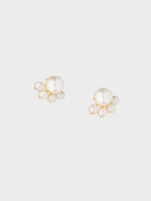 Michi Earrings - Pearl