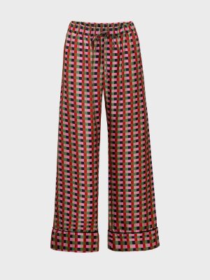 Nixi Pyjama Bottoms - Multi/Grid - Final sale