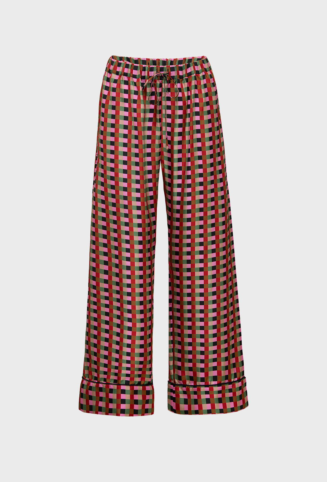 Nixi Pyjama Bottoms - Multi/Grid - Final sale