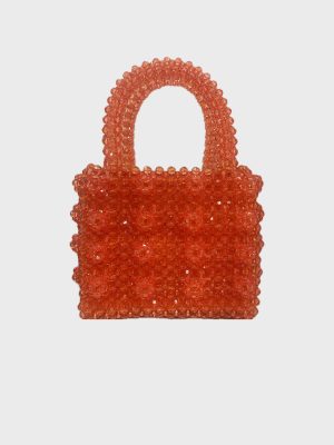 Rent Midi Antonia Bag - Vermillion Orange