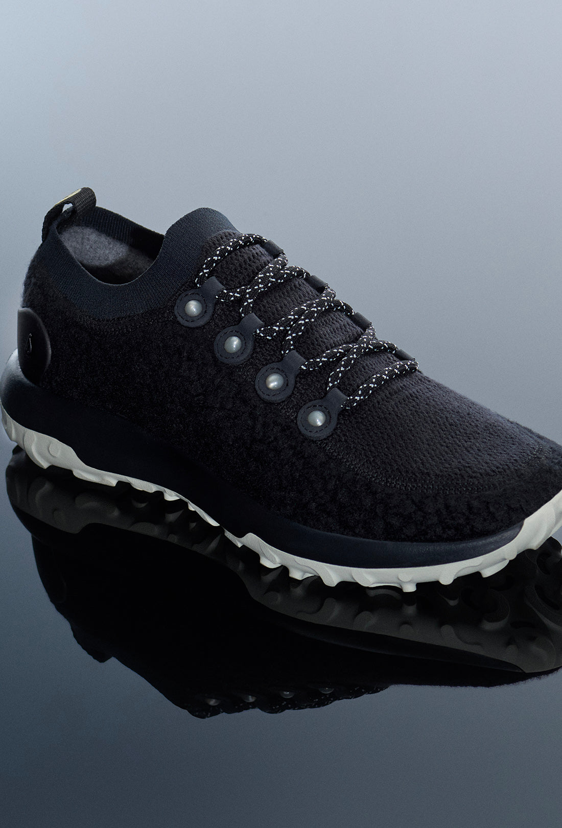Shrimps x Allbirds Trail Runner Fluff - Black/Pearl - Image 10