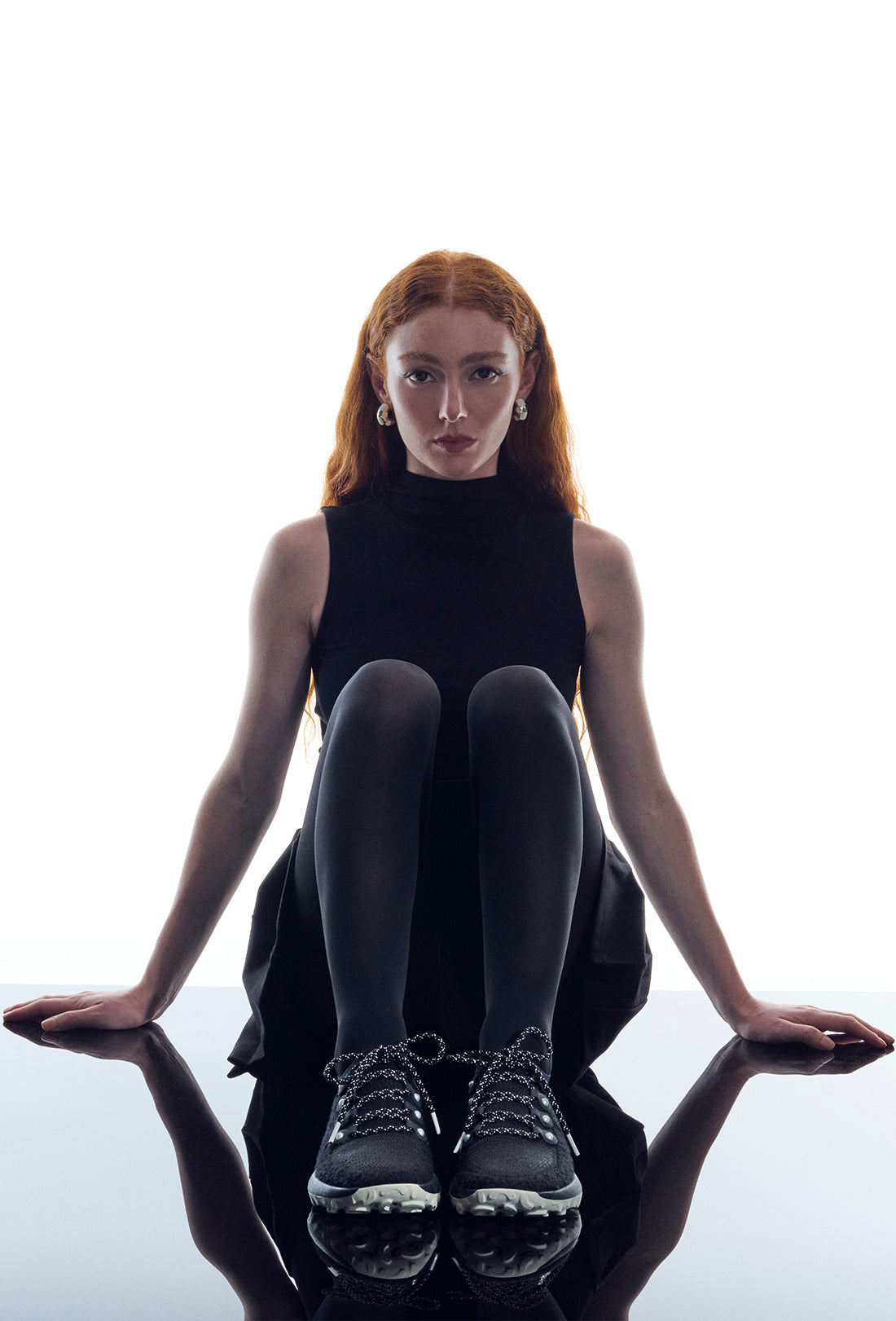 Shrimps x Allbirds Trail Runner Fluff - Black/Pearl - Image 7