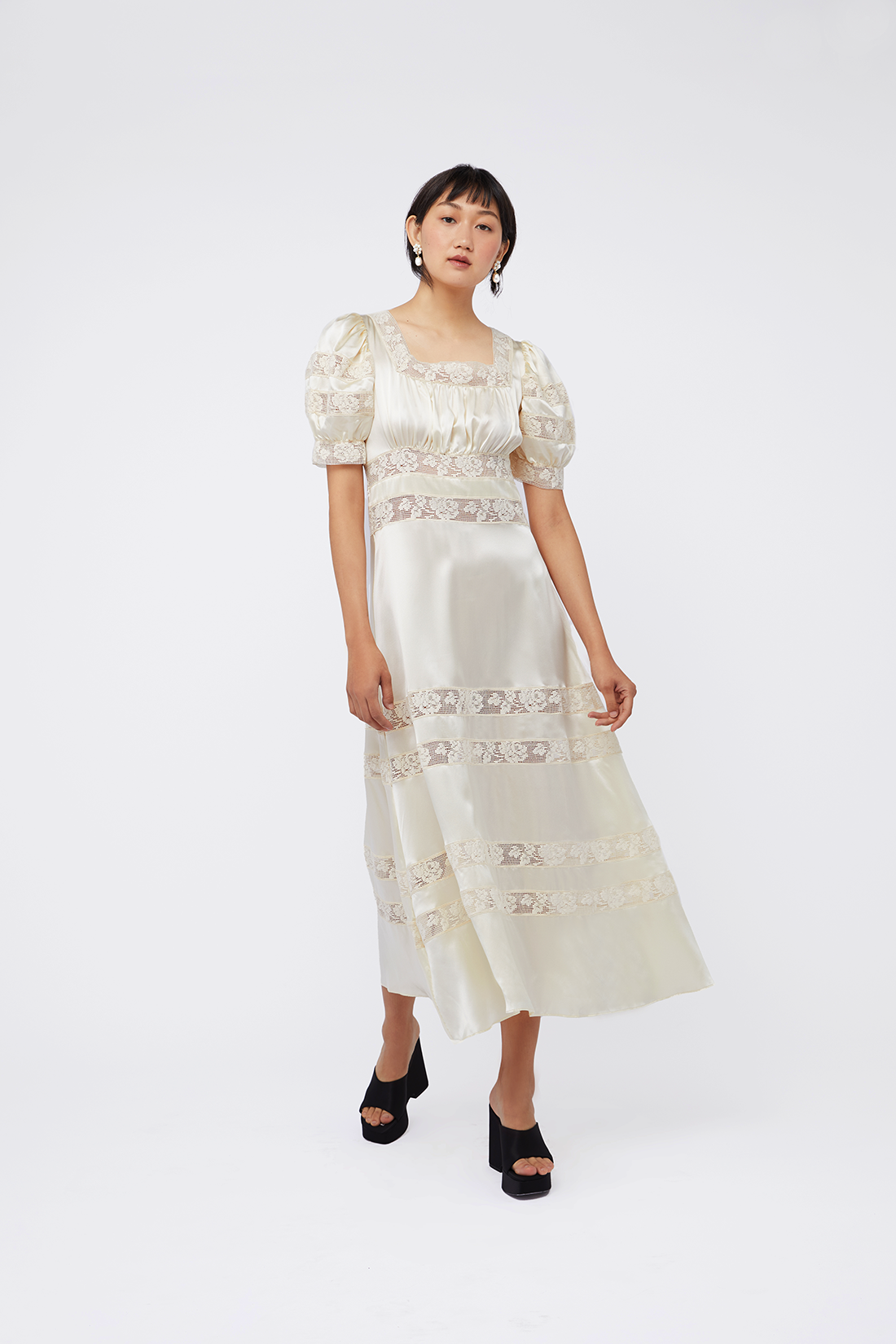 Cressida Dress - Ivory - Image 4
