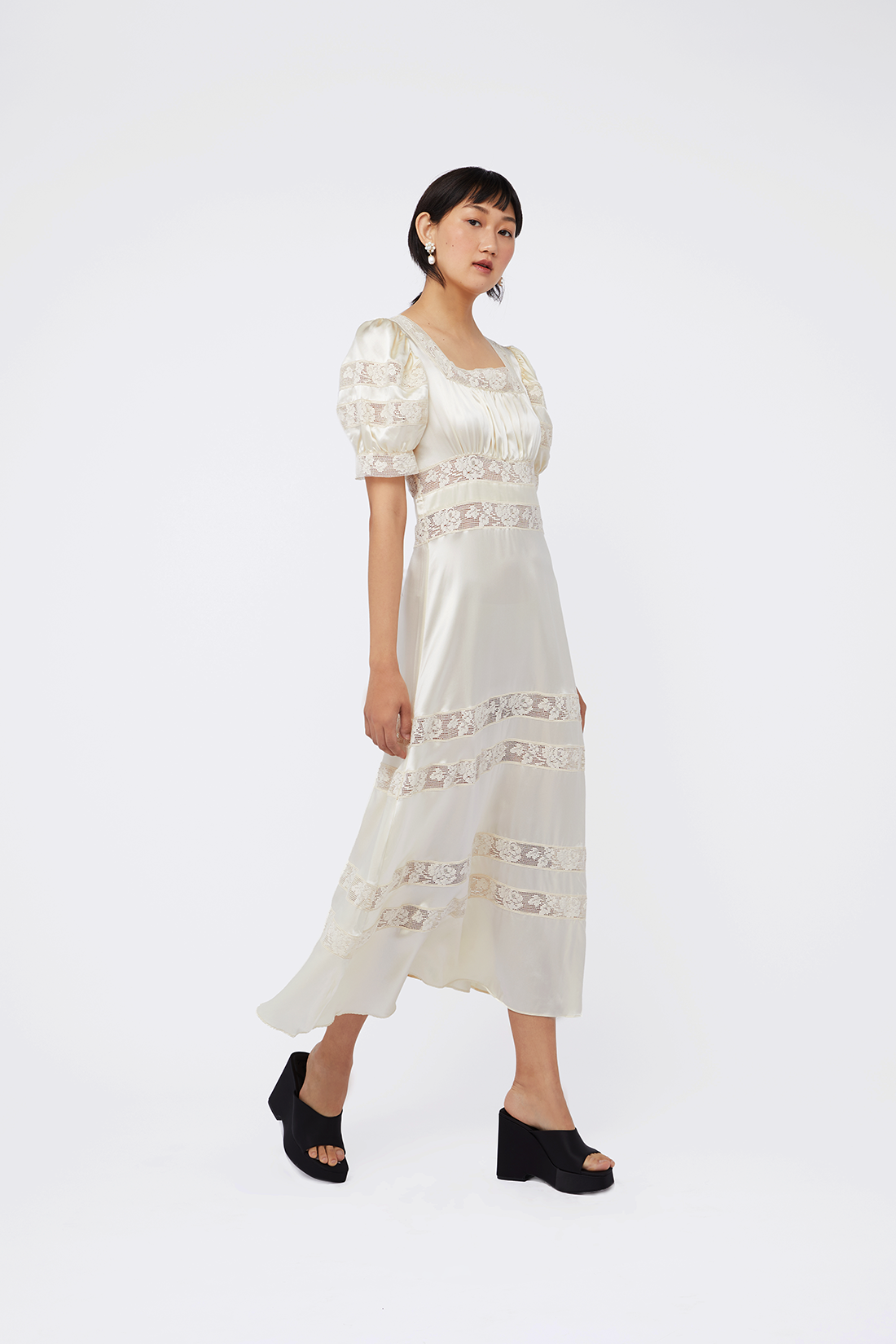 Cressida Dress - Ivory - Image 5