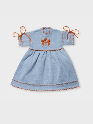 Sia Baby & Kids Dress - China Blue/Rust