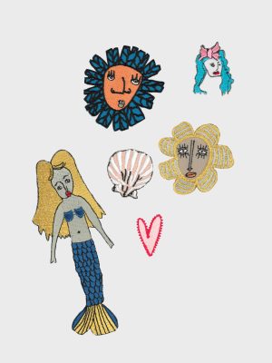 Set of 5 Archive Mystery Badges - Ocean