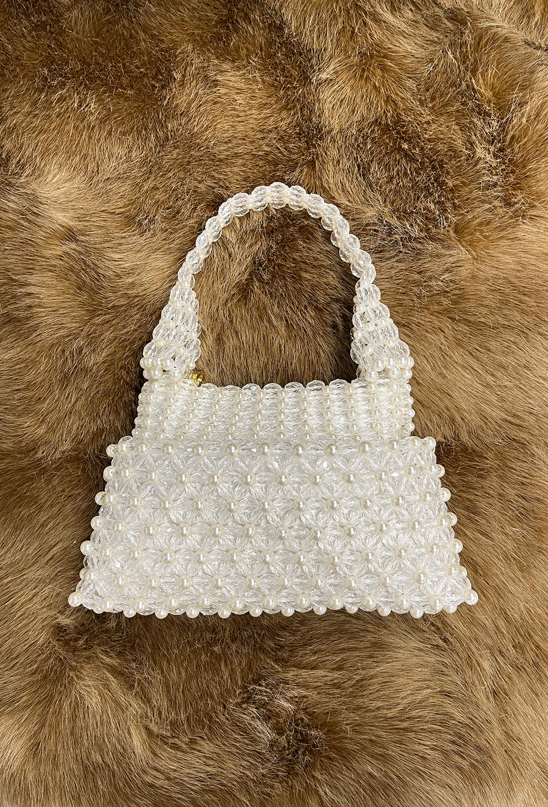 Mini Quinn Bag - Cream and Clear - Image 2