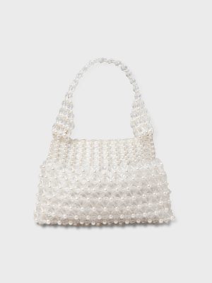 Mini Quinn Bag - Cream and Clear