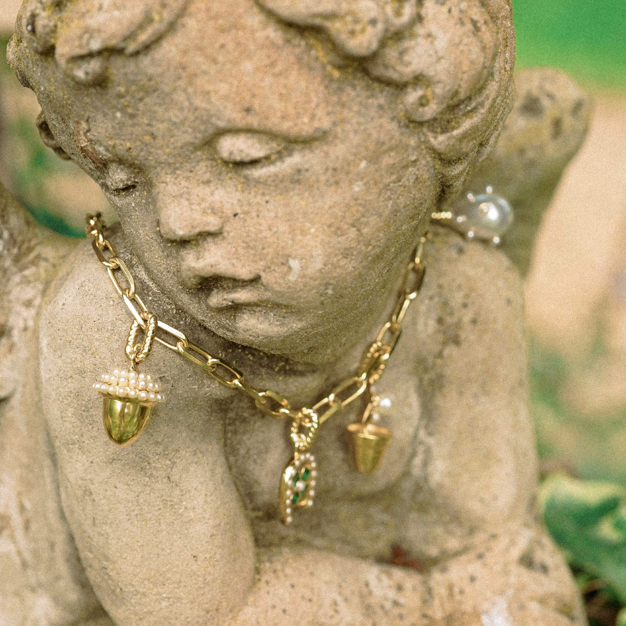 Shrimps Chunky Chain Necklace 18ct Gold Plate - Image 5