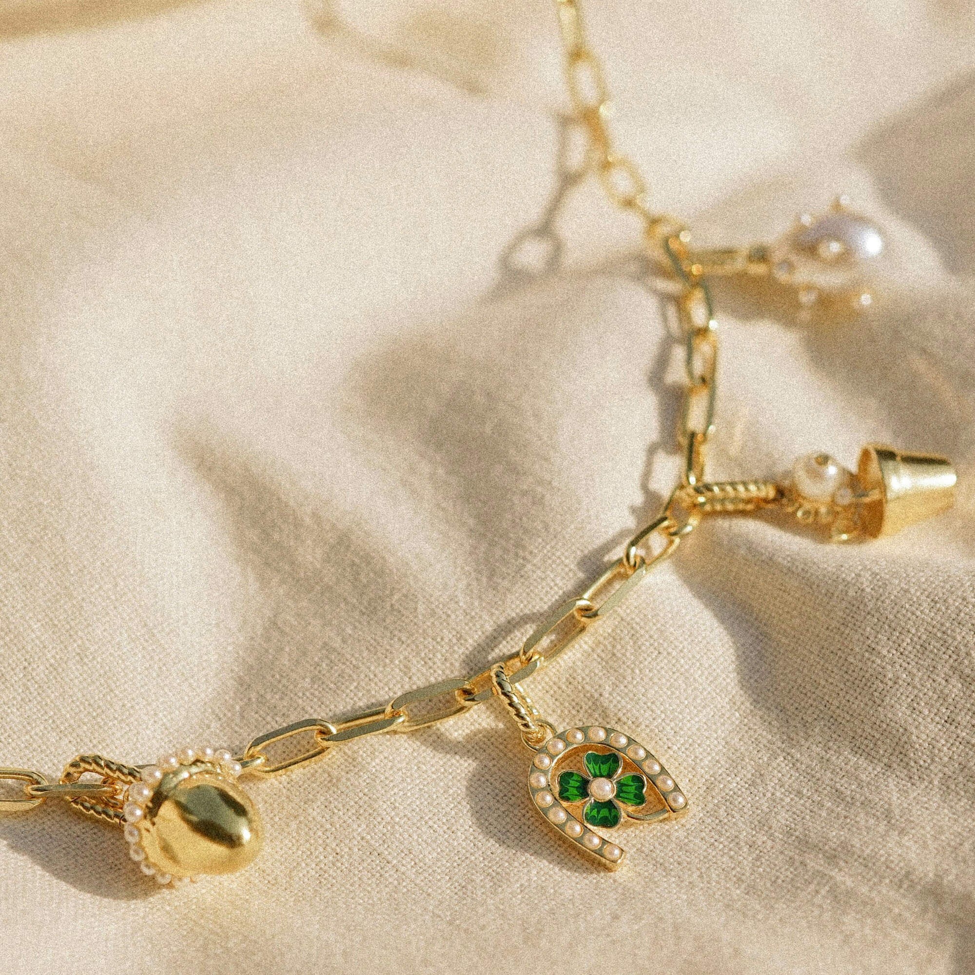 Shrimps Chunky Chain Necklace 18ct Gold Plate - Image 3