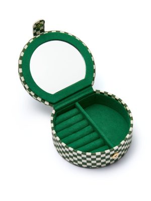 Shrimps Compact Green Jewellery Case