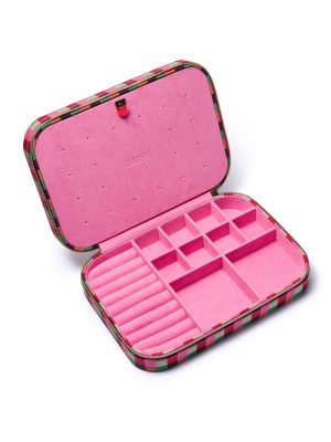 Shrimps Large Pink Jewellery Case