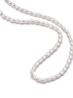 Shrimps Pearl Necklace 18ct Gold Plate