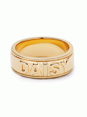 Shrimps Spinning Ring 18ct Gold Plate