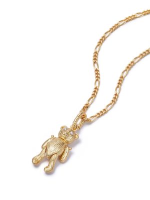 Shrimps Teddy Bear Necklace 18ct Gold Plate