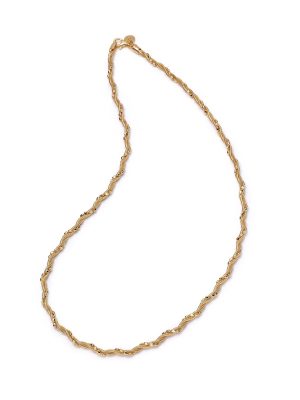 Shrimps Twist Chain Necklace 18ct Gold Plate